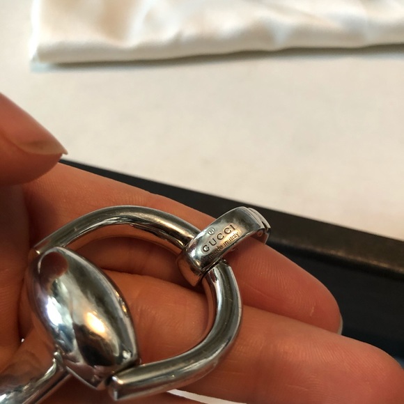 Rare Gucci Sterling Silver Horsebit Bracelet - Picture 5 of 8